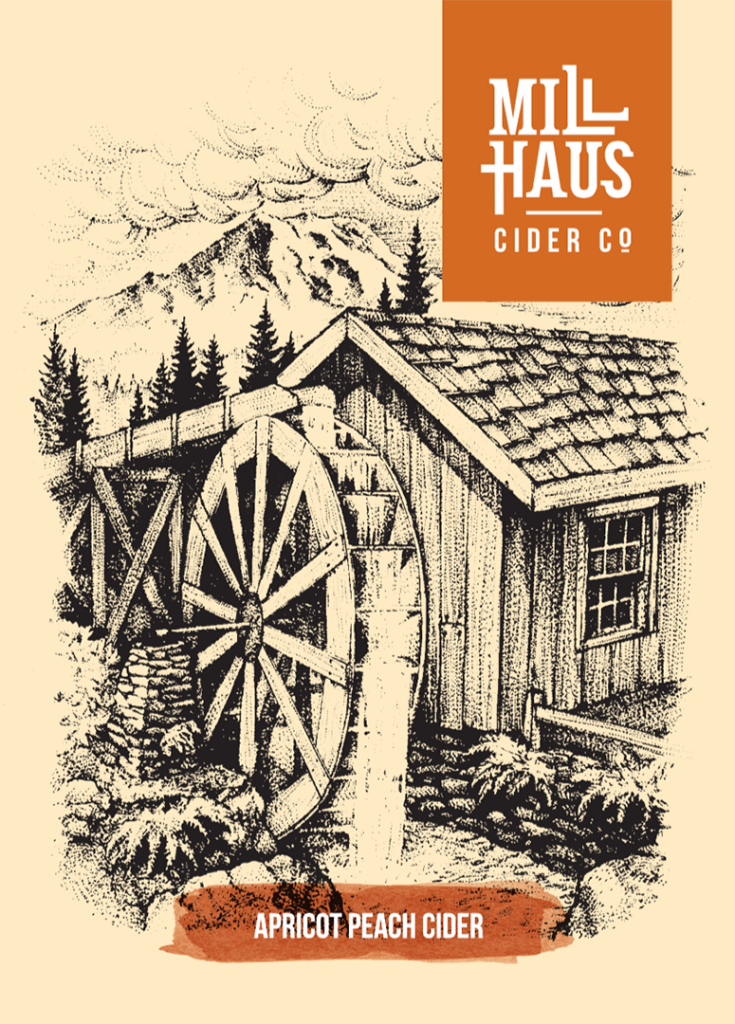 Cider label and brand design